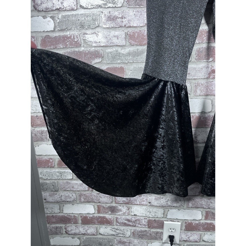 New York & Company‎ Women's Sz M High Waisted Glitter Flare Leg Festival Pants - Picture 3 of 11
